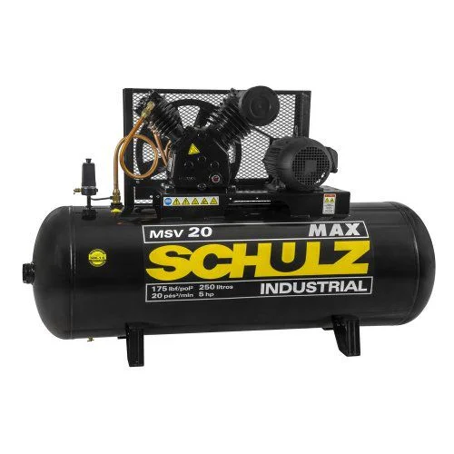 Compressor de Ar Audaz 5HP 20 Pés 150L 175lbf 220V – Schulz